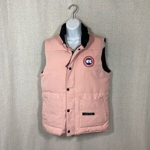 CANADA GOOSE Baby Pink Down-Filled Vest Sz S LIKE NEW